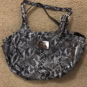Nicole Miller snakeskin purse excellent condition